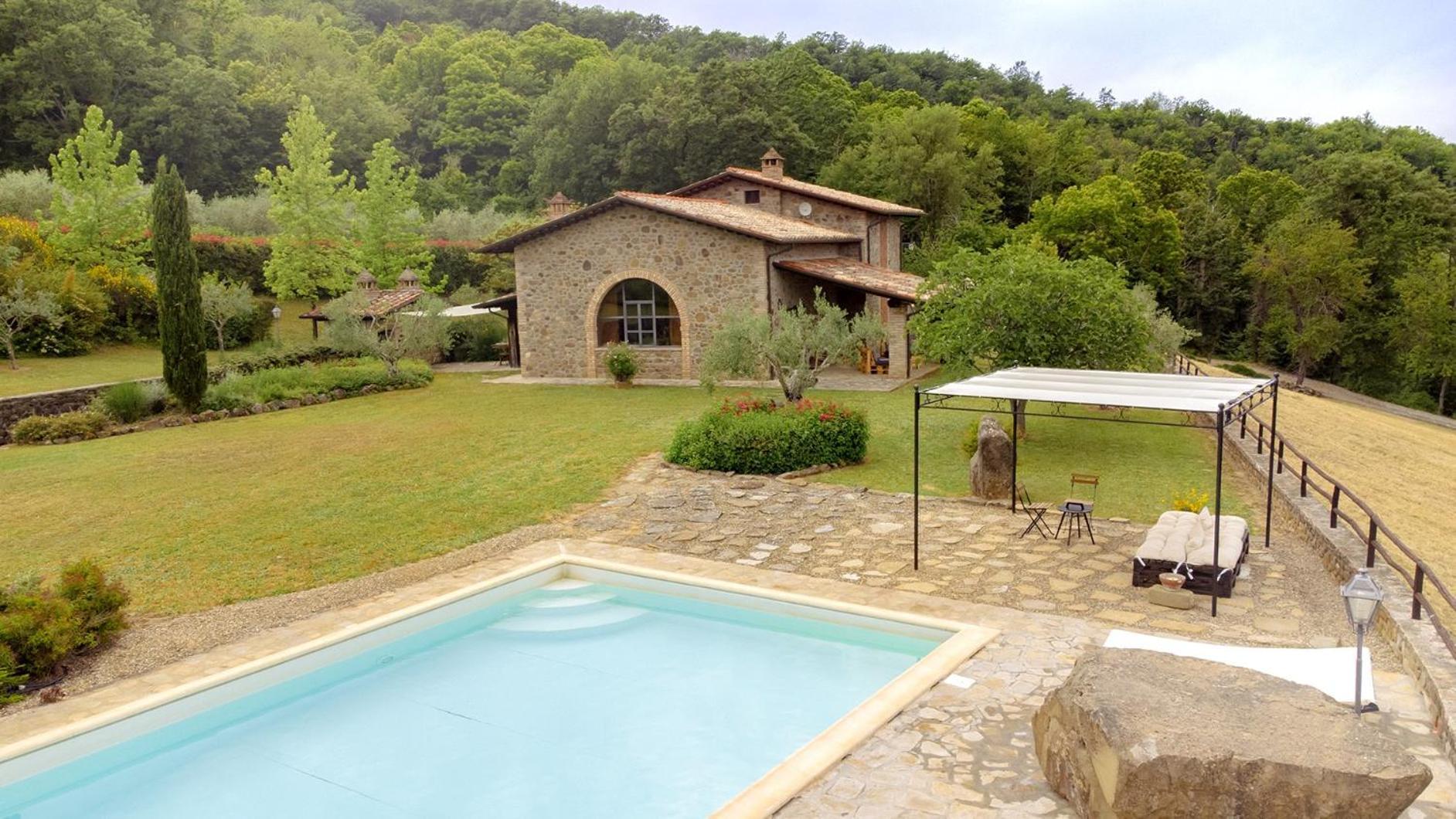 Villa Elisa - Private Pool & Airco Near Reschio Castle Lugnano Ngoại thất bức ảnh